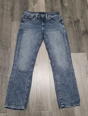 Silver Jeans Cotton Blend Britt Capri
